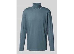 4068127803894 - Regular Fit Langarmshirt aus Baumwoll-Mix mit Rollkragen