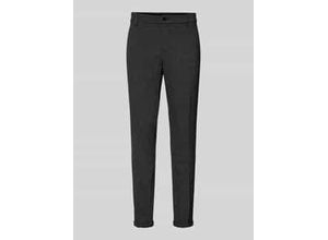 4068127851581 - Slim Fit Chino aus Jersey mit fixierten gekrempelten Beinabschlüssen