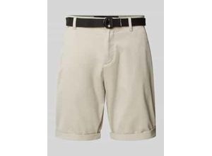 4068128252240 - Regular Fit Chinoshorts mit Gürtel