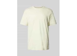 4068128253629 - Regular Fit T-Shirt aus reiner Baumwolle mit gummiertem Logo-Print