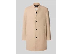 4068128977846 - Regular Fit Wollmantel mit Allover-Muster