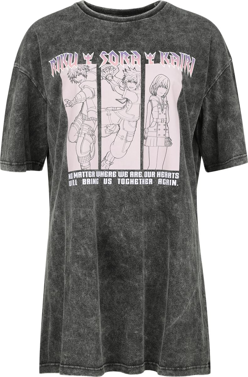 4068143010498 - Riku Sora Kairi T-Shirt schwarz in S