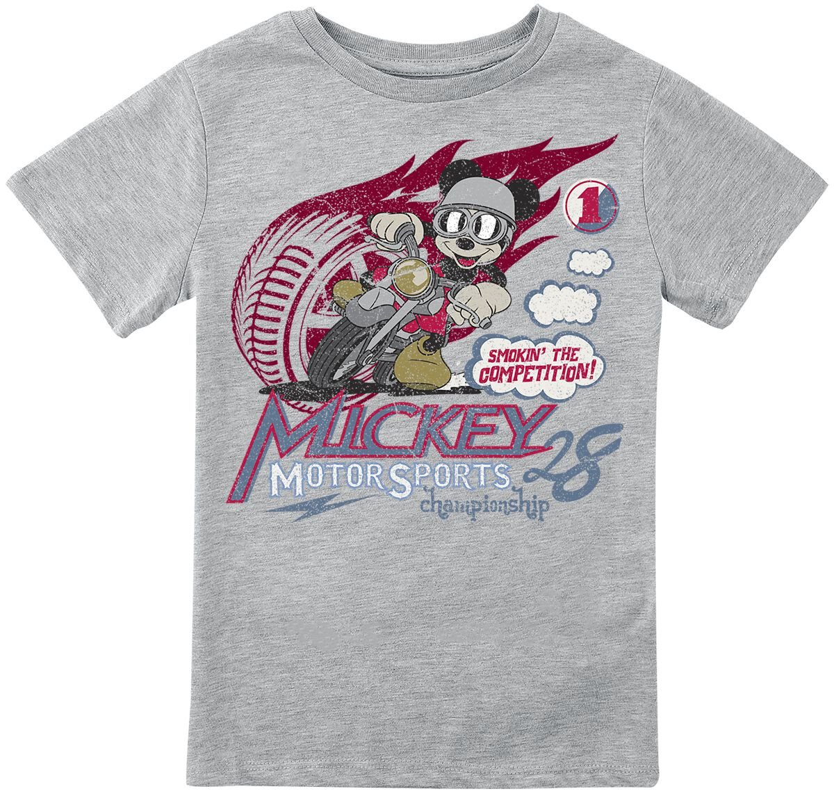 4068143014557 - Kids - Motor Sports Championchip T-Shirt grau in 152