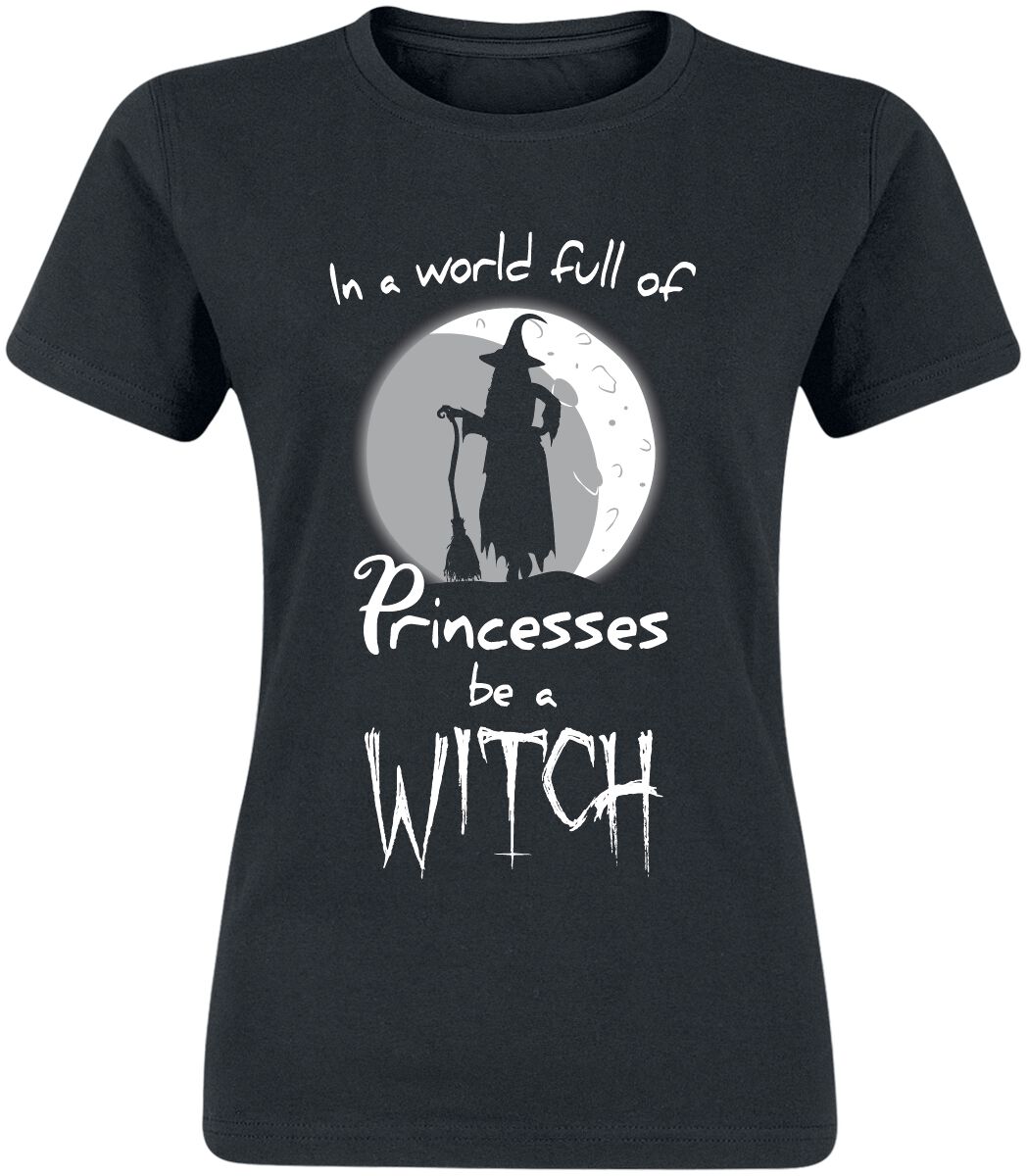 4068143020503 - In A World Full Of Princesses Be A Witch T-Shirt schwarz in S