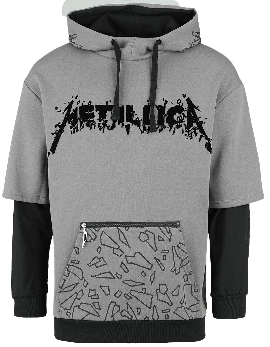 4068143022873 - Metallica EMP Signature Collection Kapuzenpullover grau schwarz in XXL