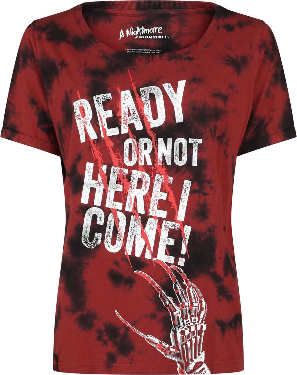 4068143023306 - Ready or Not - Here I Come! T-Shirt dunkelrot in S