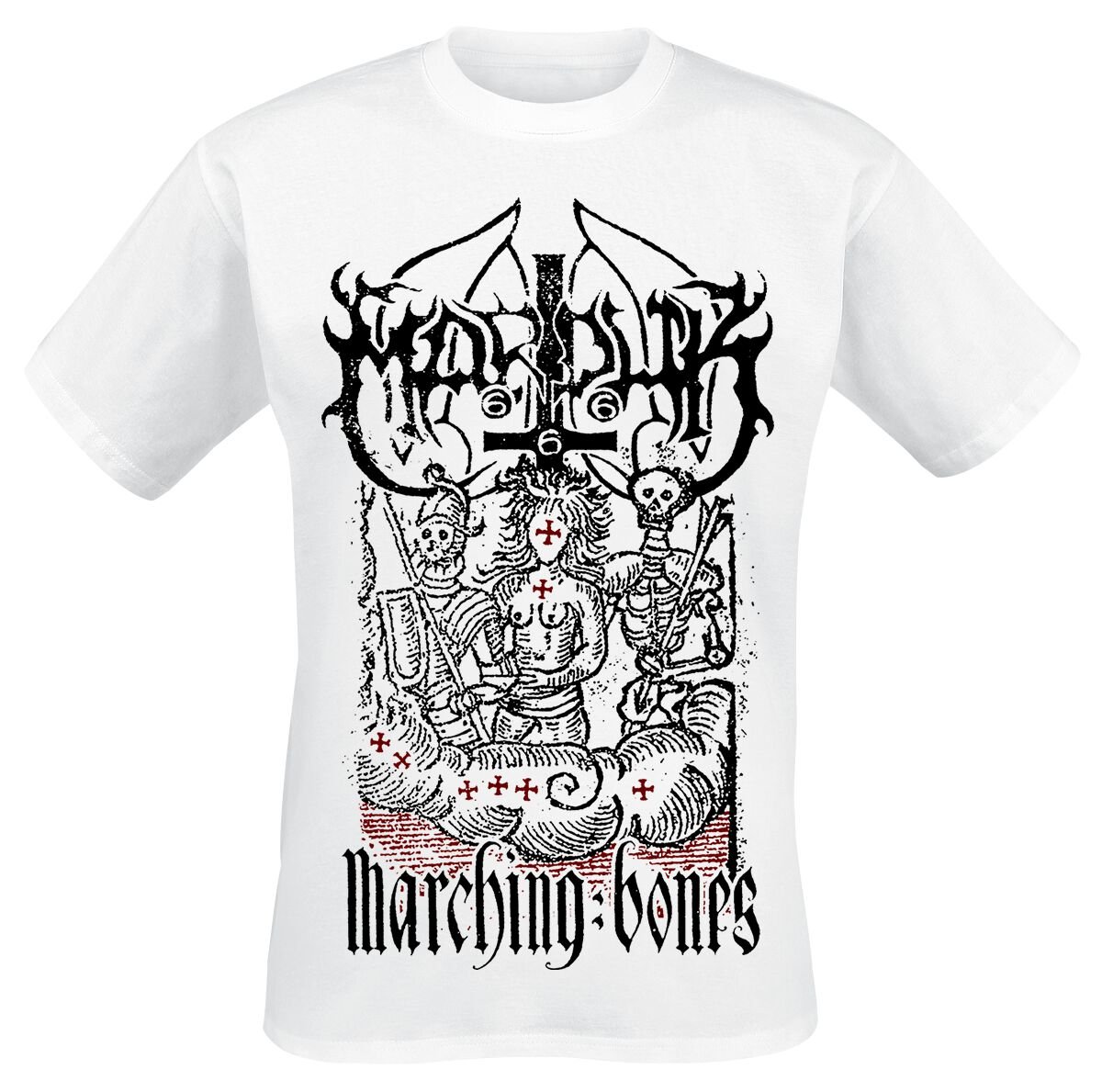 4068143023955 - Marching Bones T-Shirt weiß in M