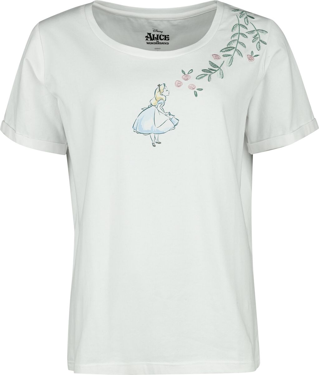 4068143024044 - Alice With Roses T-Shirt weiß in S