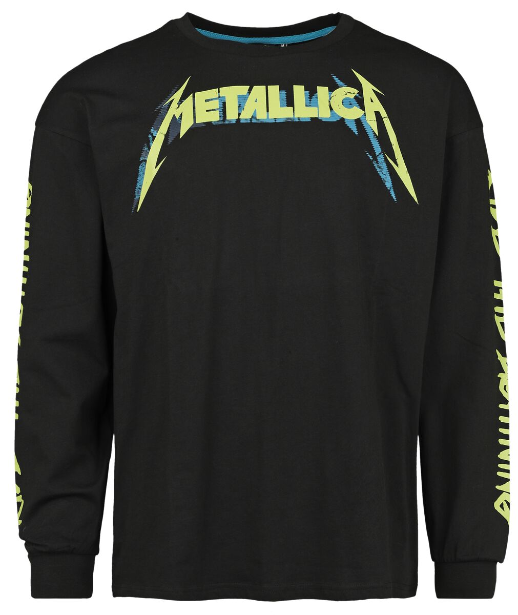 4068143025607 - Metallica EMP Signature Collection - Oversize Langarmshirt schwarz in L