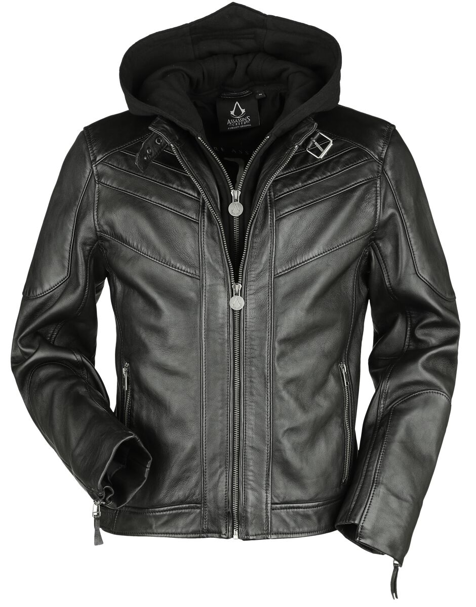 4068143031578 - Assassins Creed Legacy Lederjacke schwarz in S