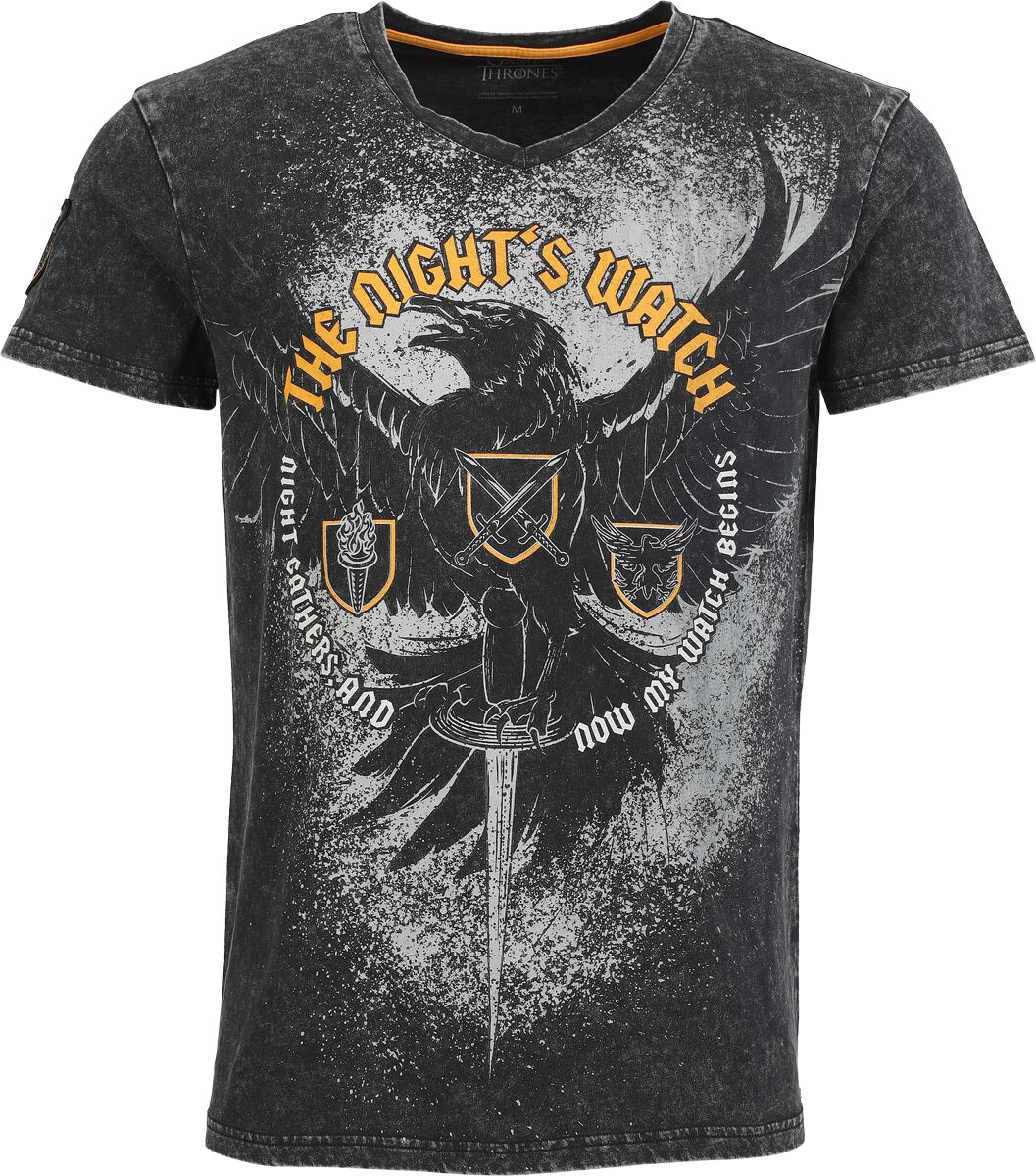 4068143032377 - The Nights Watch T-Shirt charcoal in S