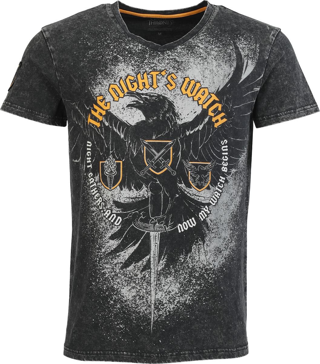 4068143032384 - The Nights Watch T-Shirt charcoal in M