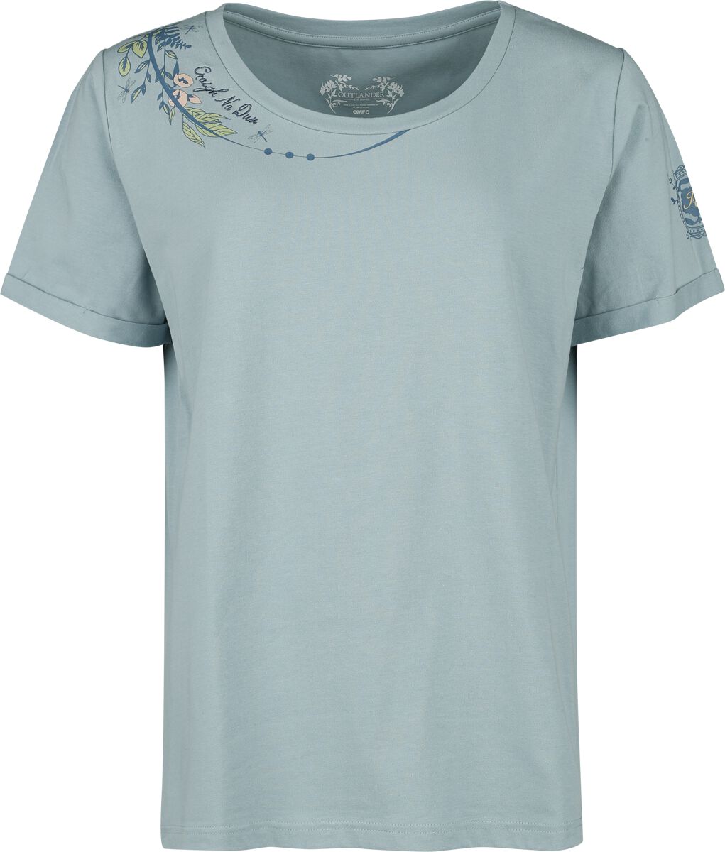 4068143036818 - Craigh Na Dun T-Shirt blau in S