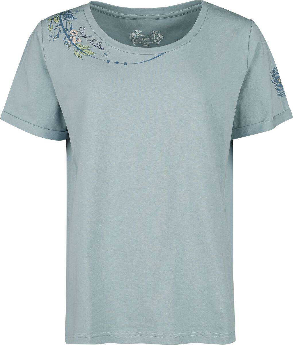 4068143036832 - Craigh Na Dun T-Shirt blau in L 4068143036832 - Craigh Na Dun T-Shirt blau in L