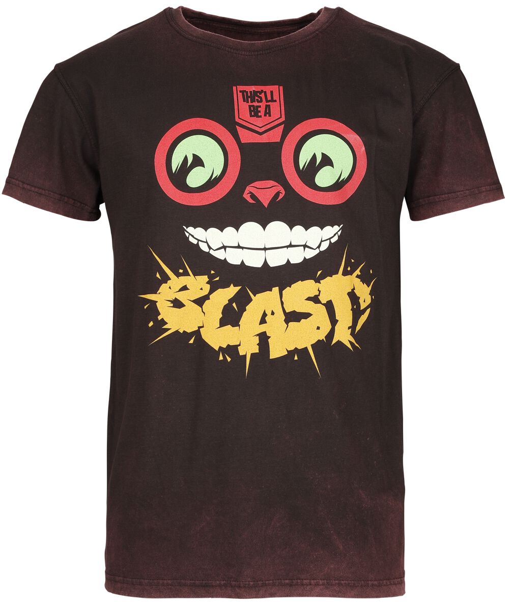 4068143037815 - Ziggs - Blast T-Shirt dunkelrot in S