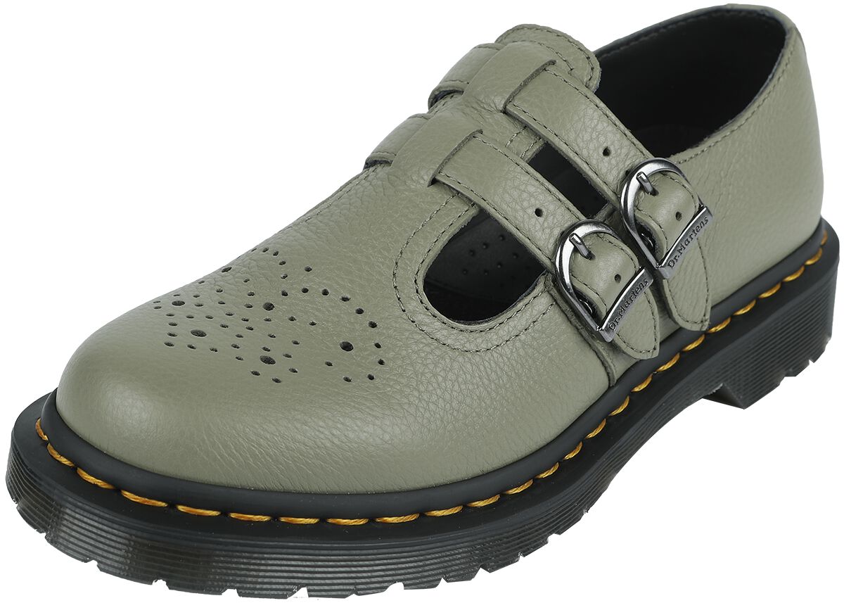 4068143044073 - 8065 Mary Jane - Muted Olive Virginia Halbschuh oliv in EU36