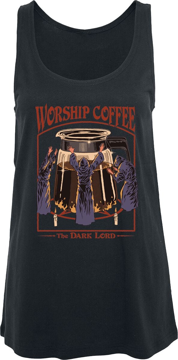 4068143047586 - Worship Coffee Top schwarz in S