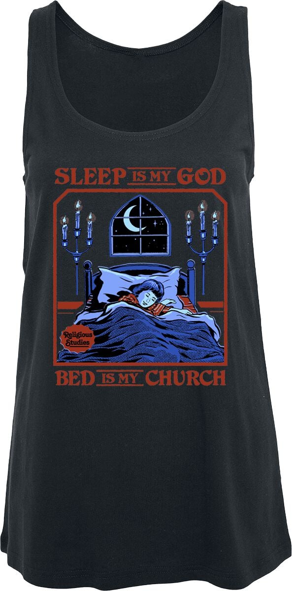 4068143048705 - Sleep is my God - Bed is my Church Top schwarz in L