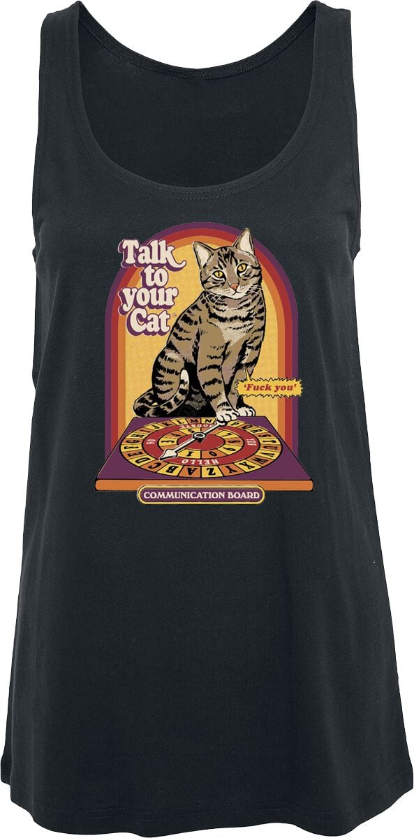 4068143049511 - Talk To Your Cat Top schwarz in XXL