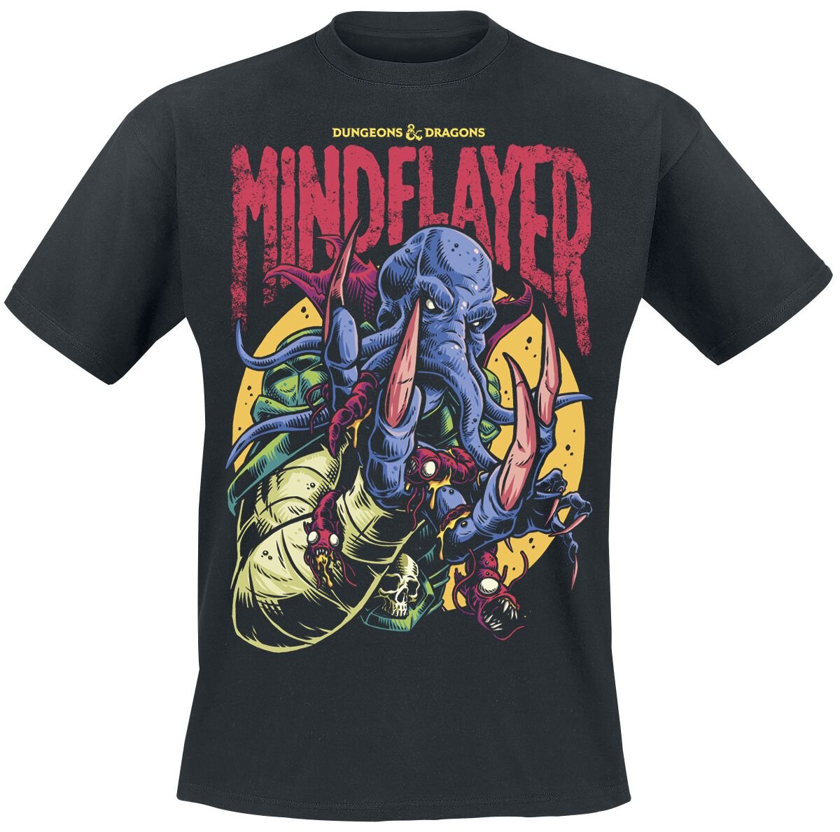 4068143049771 - Mind Flayer T-Shirt schwarz in S