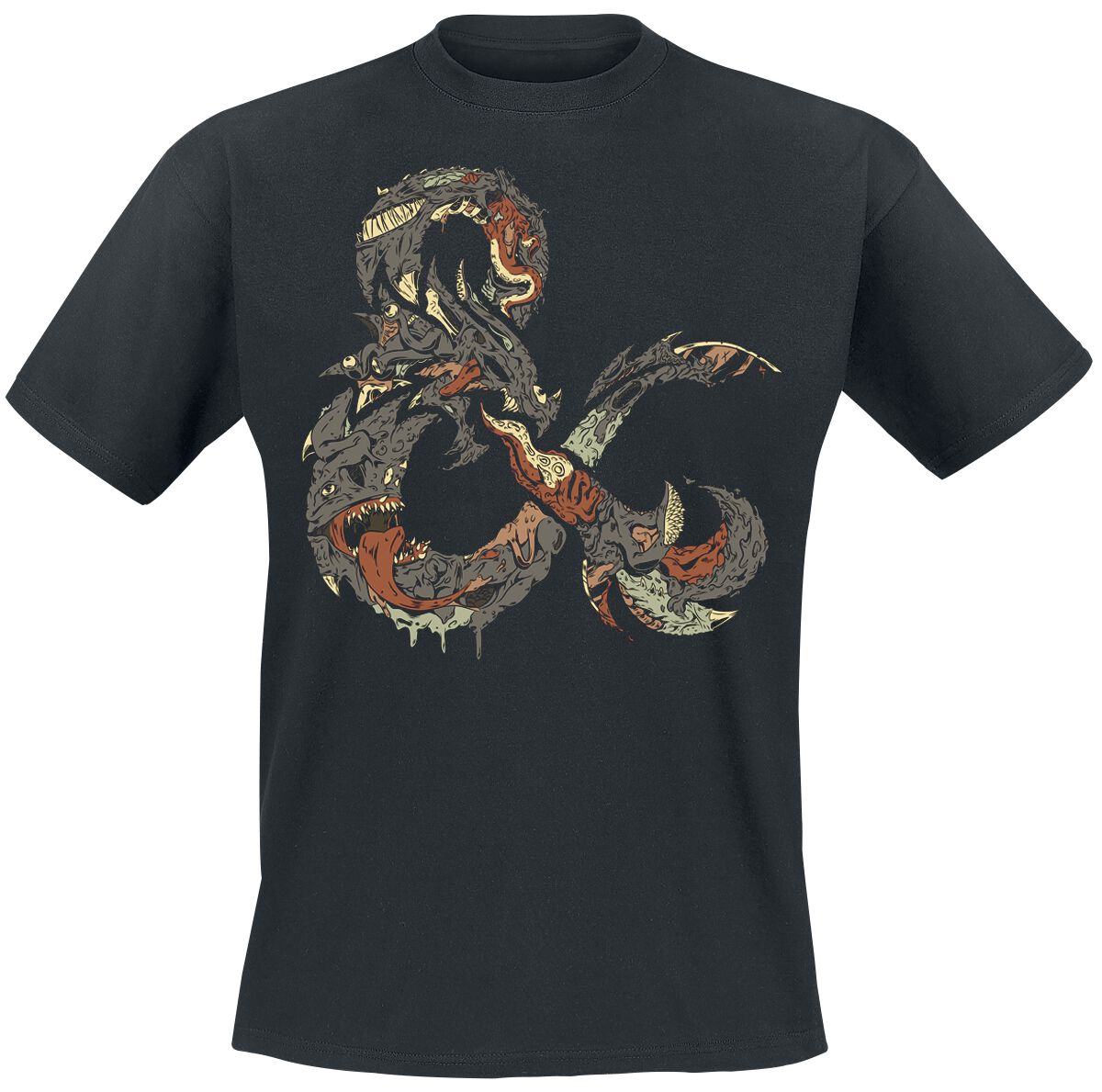 4068143050074 - Ampersand Monster T-Shirt schwarz in S