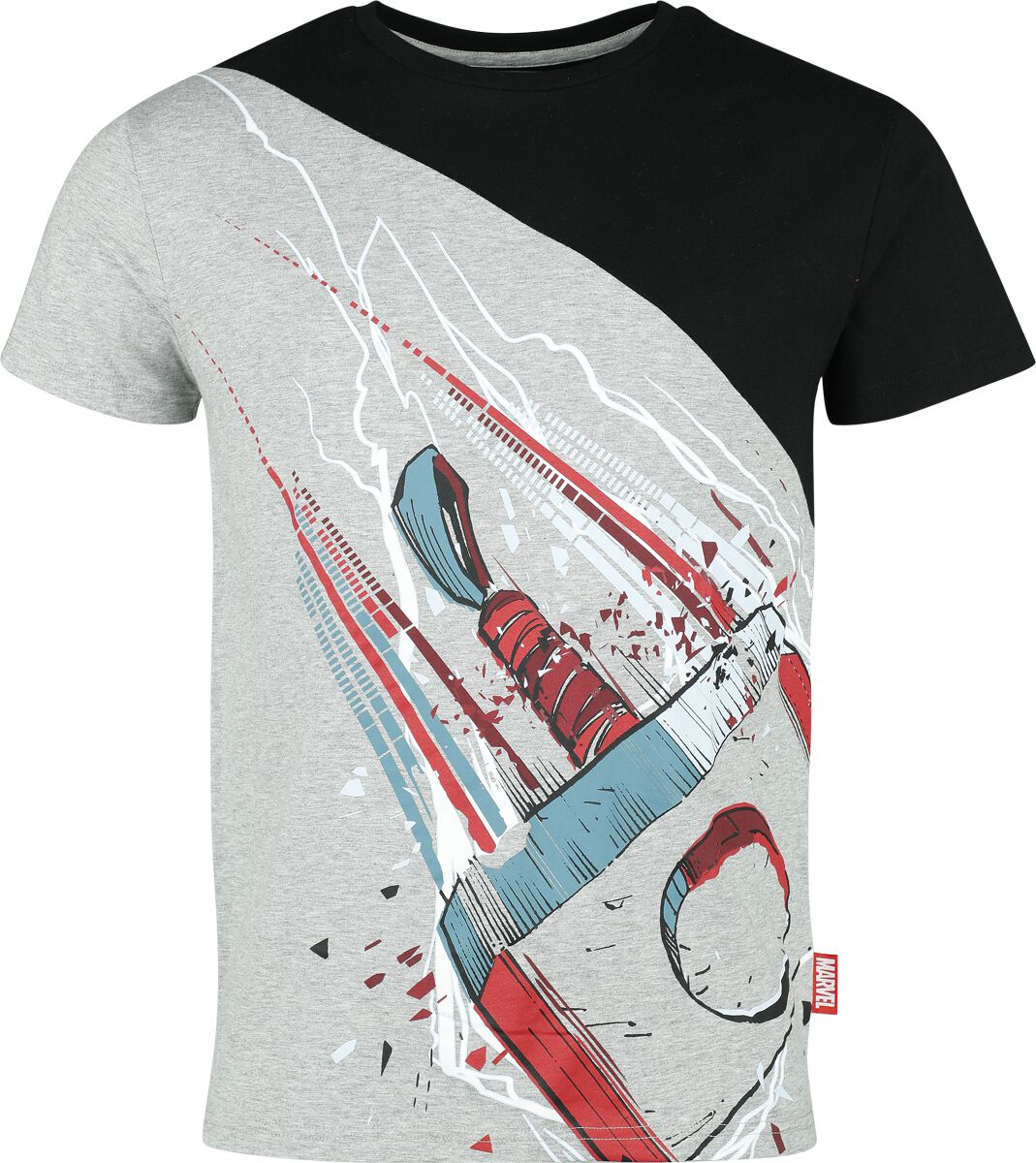 4068143054799 - Thor T-Shirt schwarz grau meliert in XXL