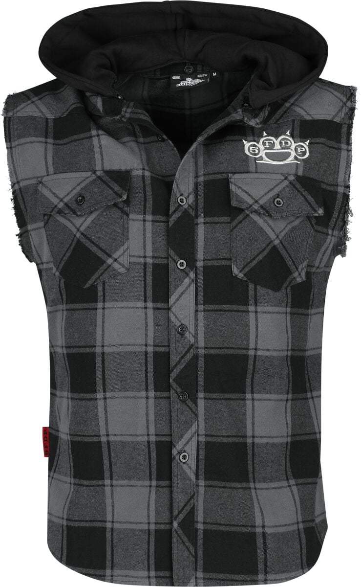 4068143057332 - EMP Signature Collection Kurzarmhemd schwarz grau in XL