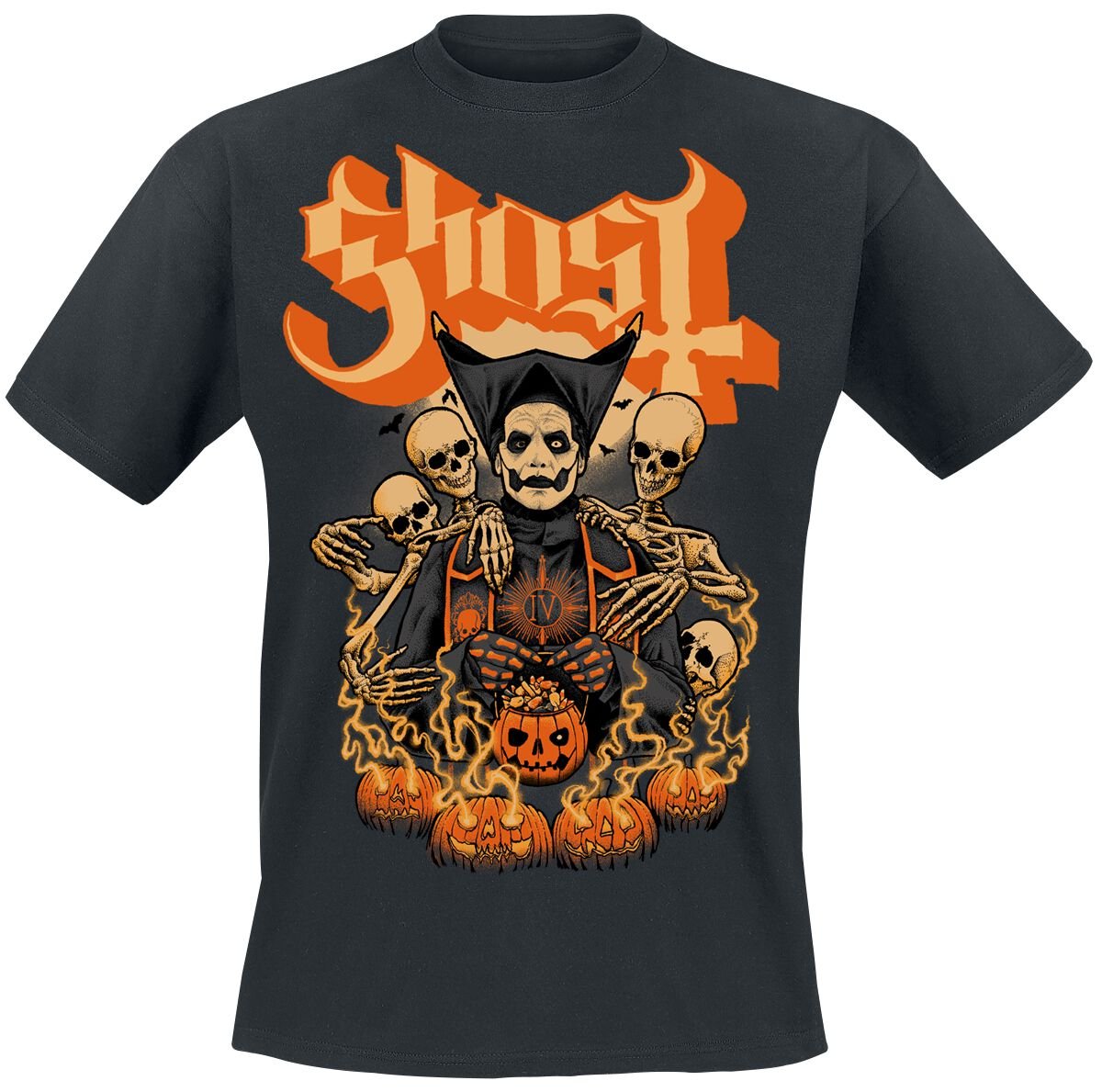 4068143059381 - Great Pumpkin T-Shirt schwarz in S