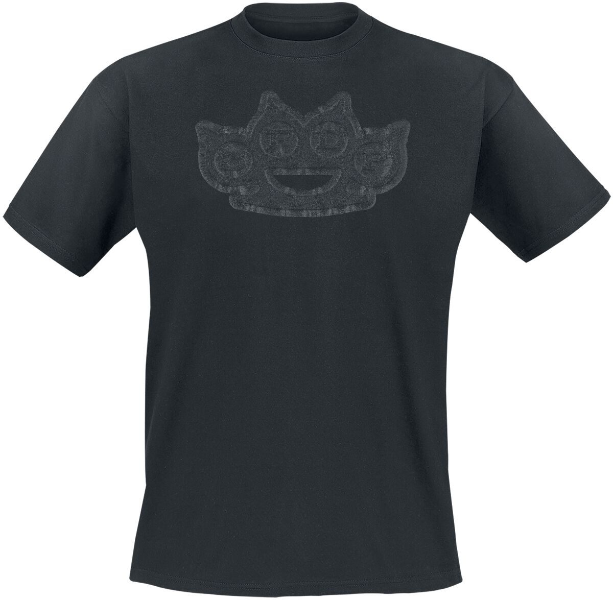 4068143060844 - Black On Black Knuckles T-Shirt schwarz in S