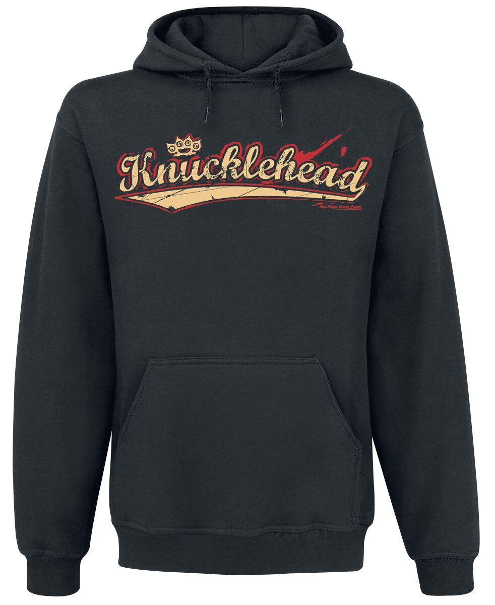 4068143061599 - Knucklehead Kapuzenpullover schwarz in S