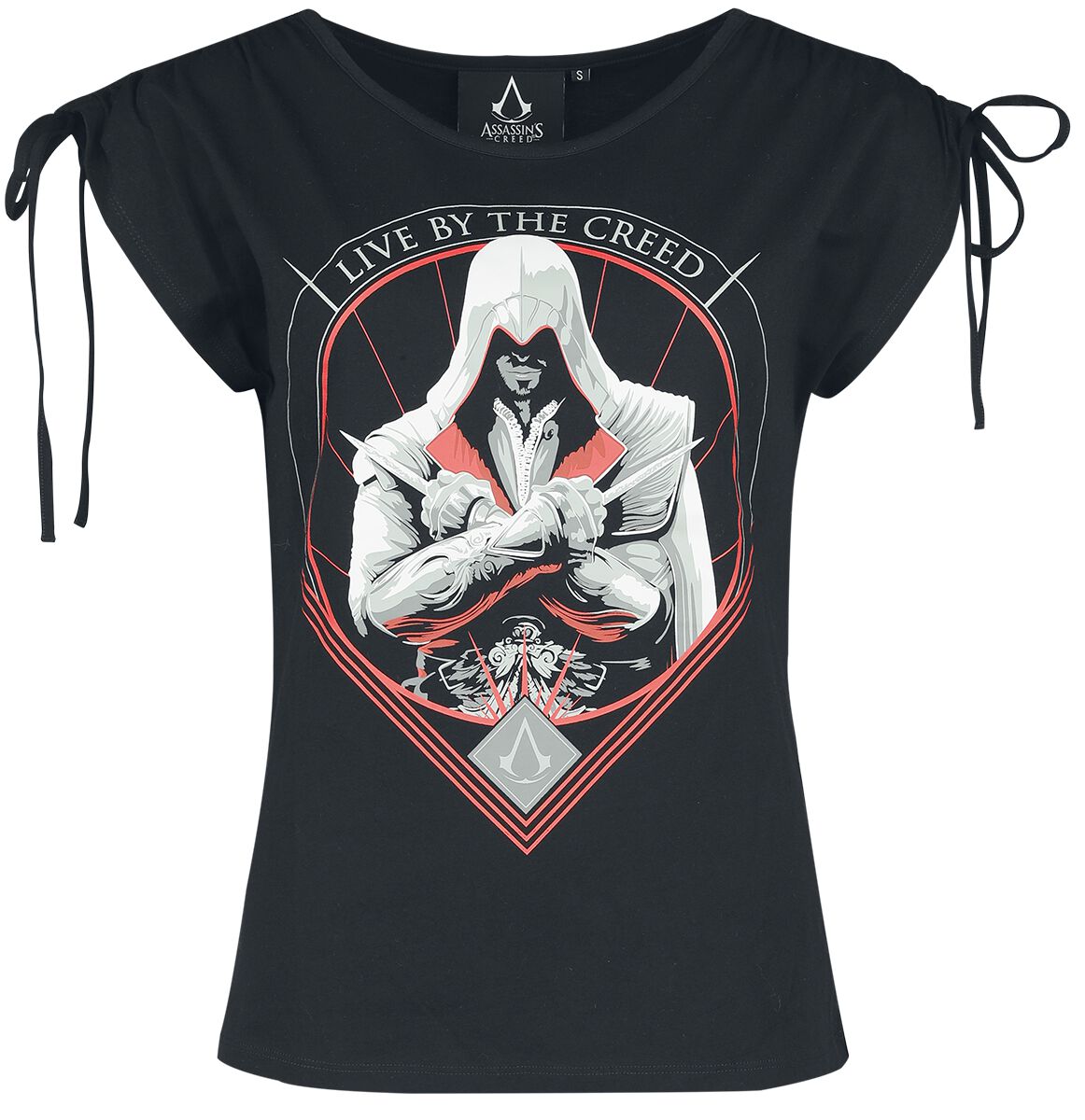 4068143063388 - Assassins Creed Ezio T-Shirt schwarz in S