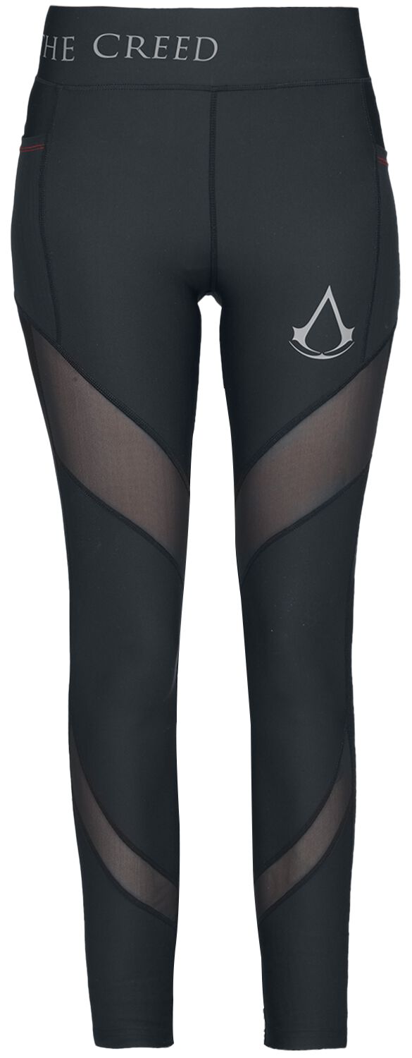 4068143063463 - Assassins Creed Ezio Leggings schwarz in XL