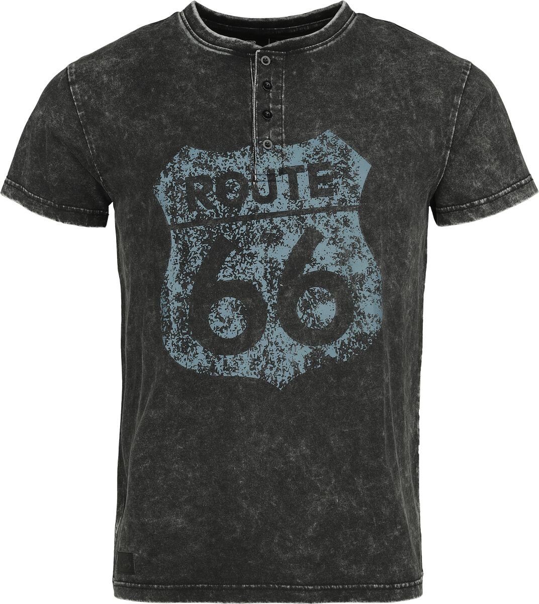 4068143067782 - Rock Rebel X Route 66 - T-Shirt T-Shirt schwarz in S