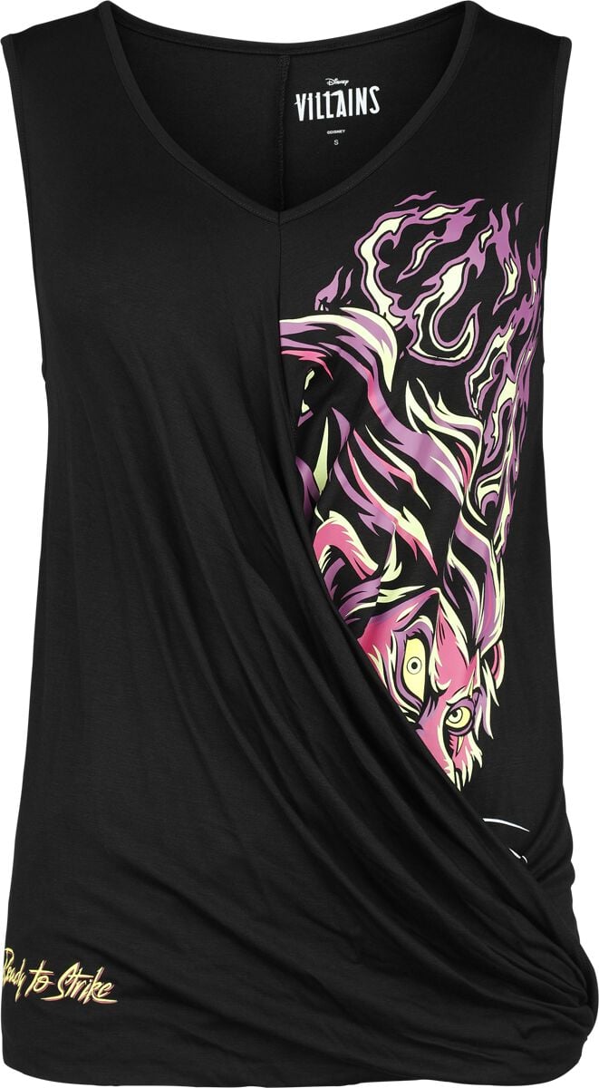 4068143072670 - Disney Villains Scar Tank-Top schwarz in S