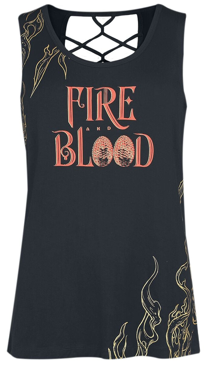 4068143072786 - Fire And Blood Top schwarz in XXL 4068143072786 - Fire And Blood Top schwarz in XXL