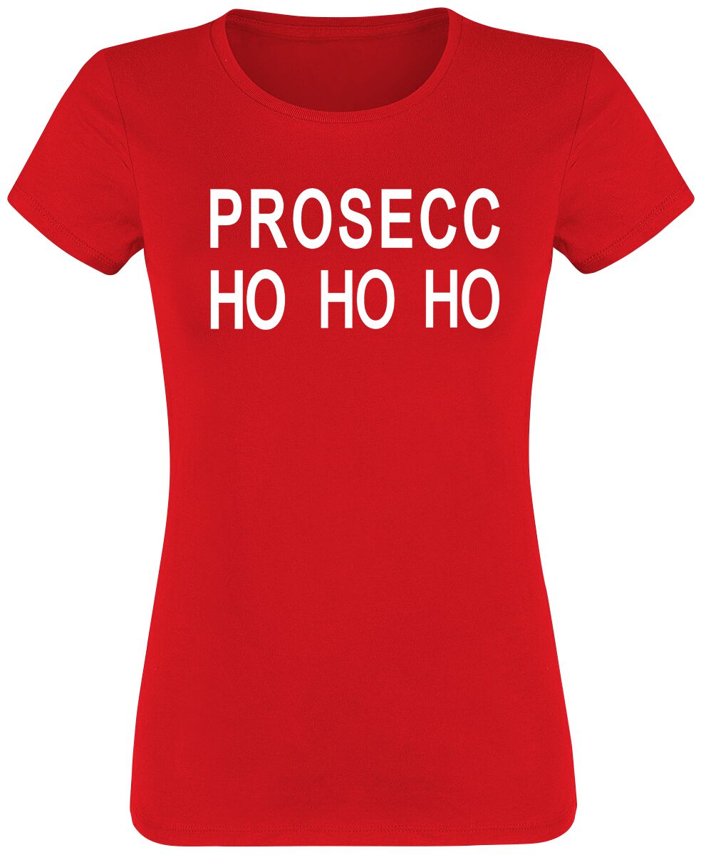 4068143076982 - Prosecc Ho Ho Ho T-Shirt rot in M