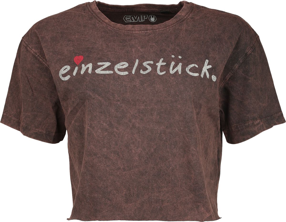 4068143079310 - Einzelstück T-Shirt dunkelrot in L