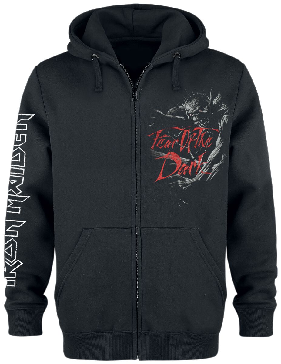 4068143081900 - Fear Of The Dark Kapuzenjacke schwarz in M