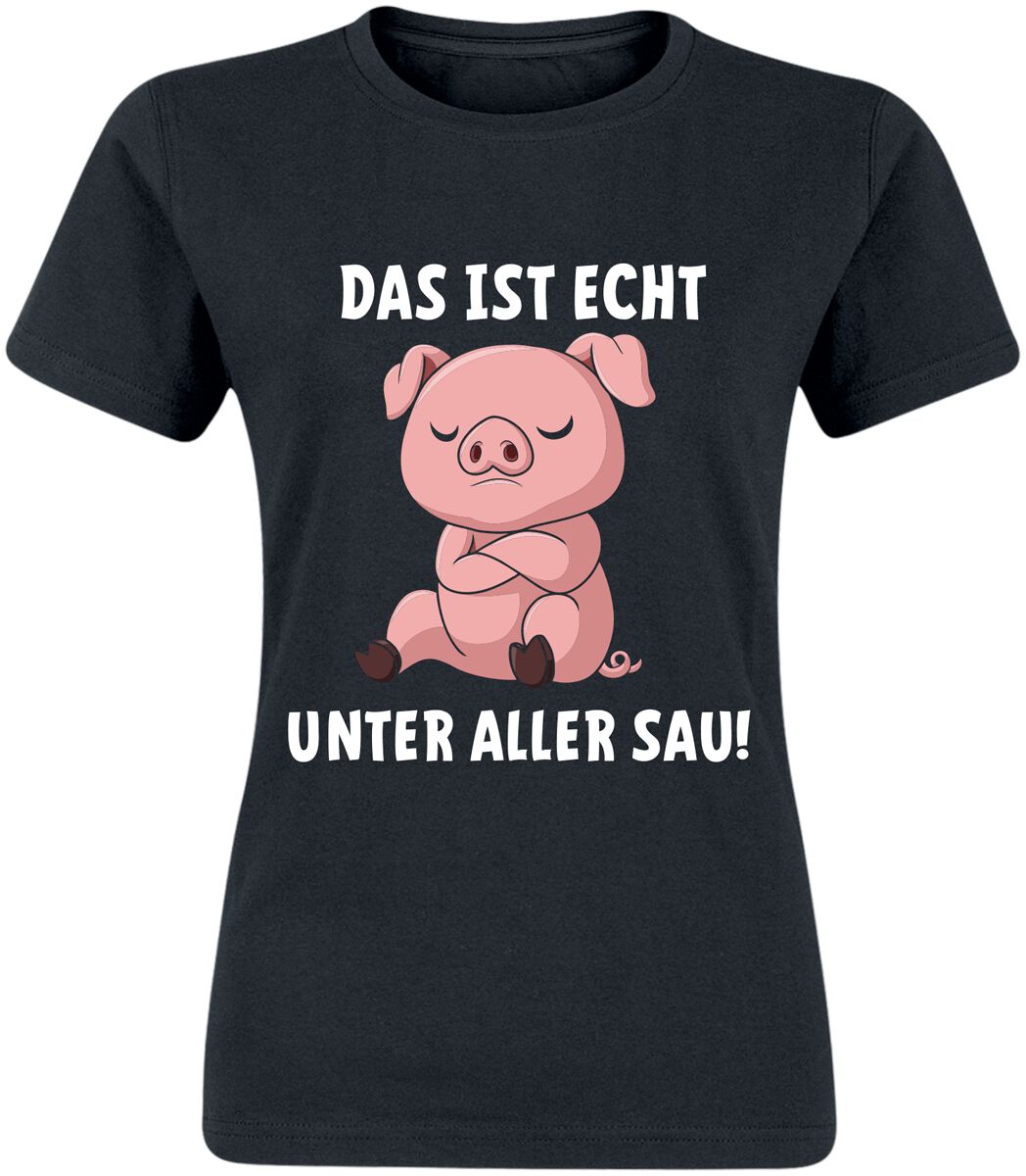 4068143088978 - Das ist echt unter aller Sau! T-Shirt schwarz in S