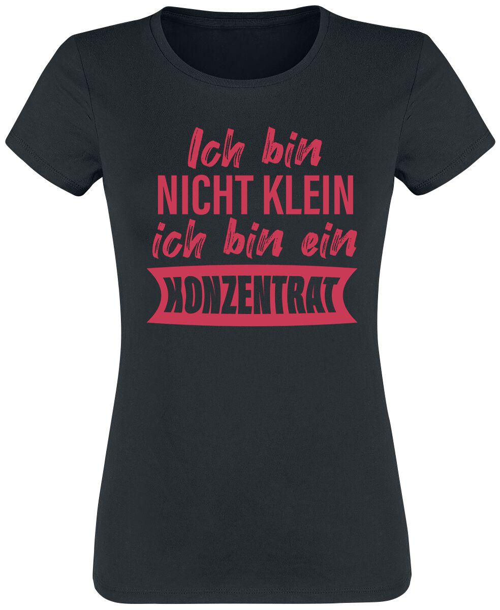 4068143090650 - Ich bin nicht klein - Ich bin ein Konzentrat! T-Shirt schwarz in L