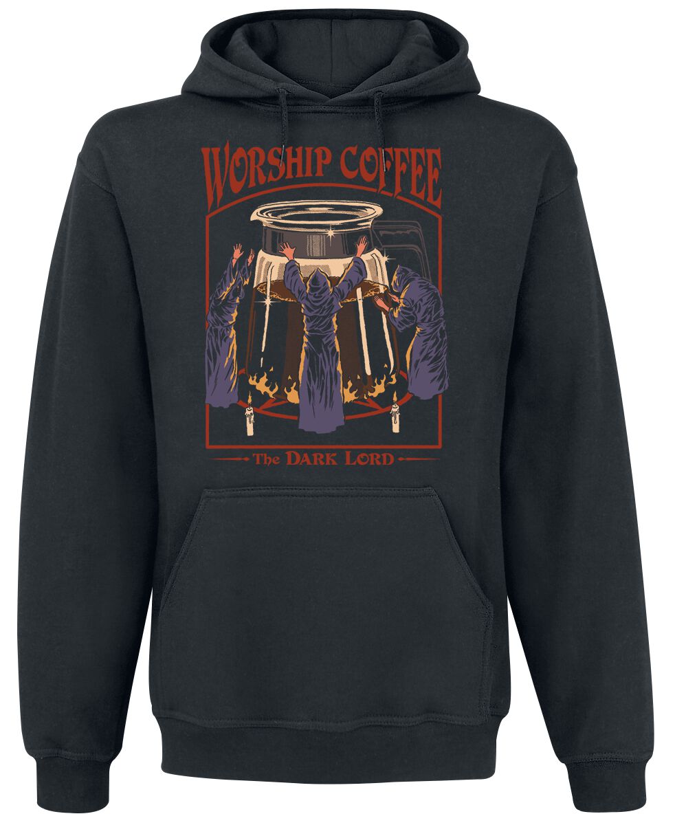 4068143092777 - Worship Coffee Kapuzenpullover schwarz in M