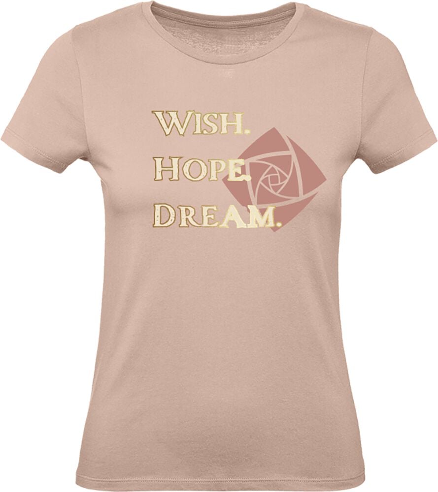 4068143093224 - Wish Hope Dream T-Shirt altrosa in S