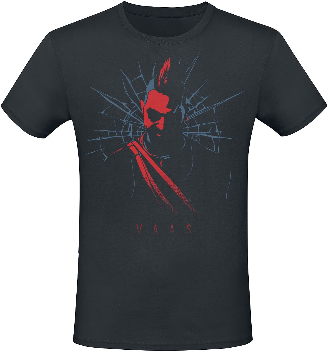 4068143093590 - Villains - Vaas T-Shirt schwarz in S