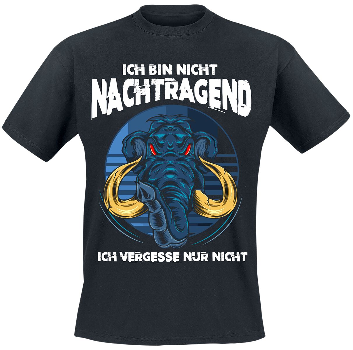 4068143094757 - Ich bin nicht nachtragend T-Shirt schwarz in M