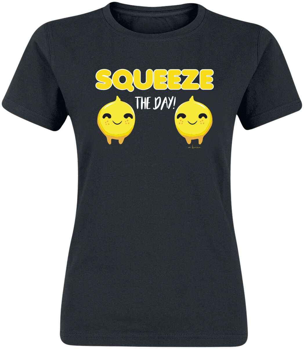 4068143095068 - Squeeze The Day! T-Shirt schwarz in M