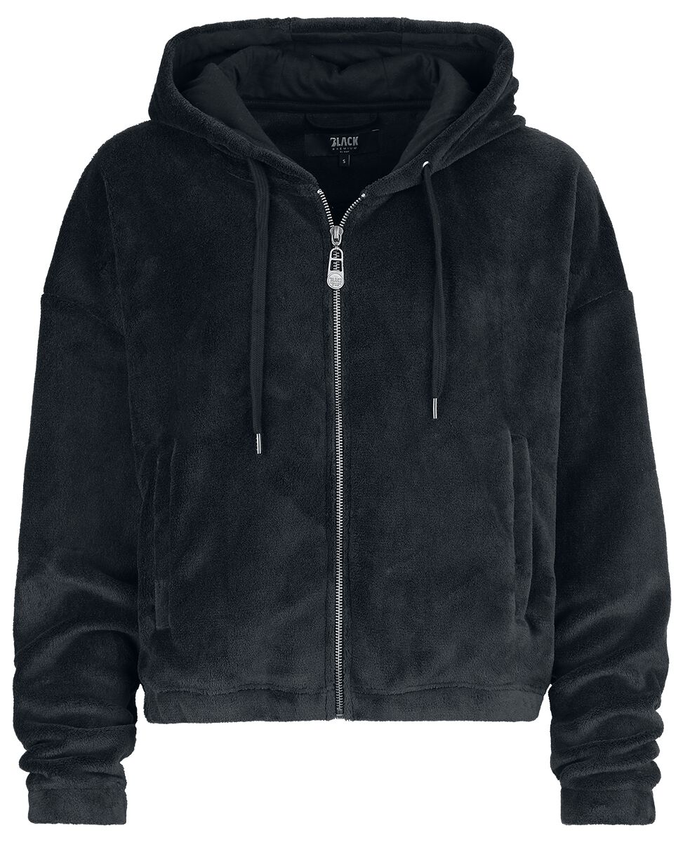4068143096669 - Fluffy Hoody Jacket Kapuzenjacke schwarz in M 4068143096669 - Fluffy Hoody Jacket Kapuzenjacke schwarz in M