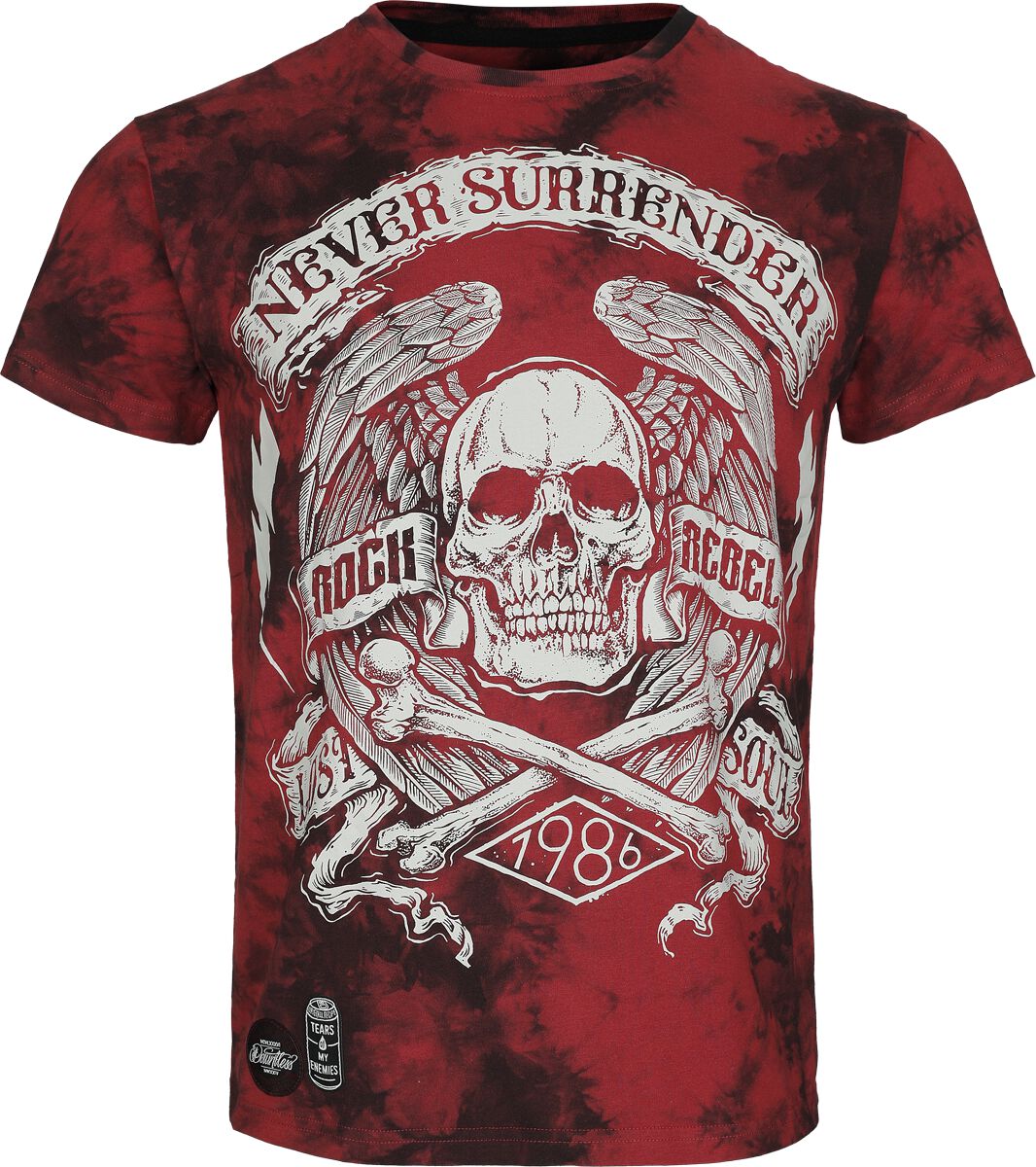 4068143099073 -  T-Shirt schwarz rot in M