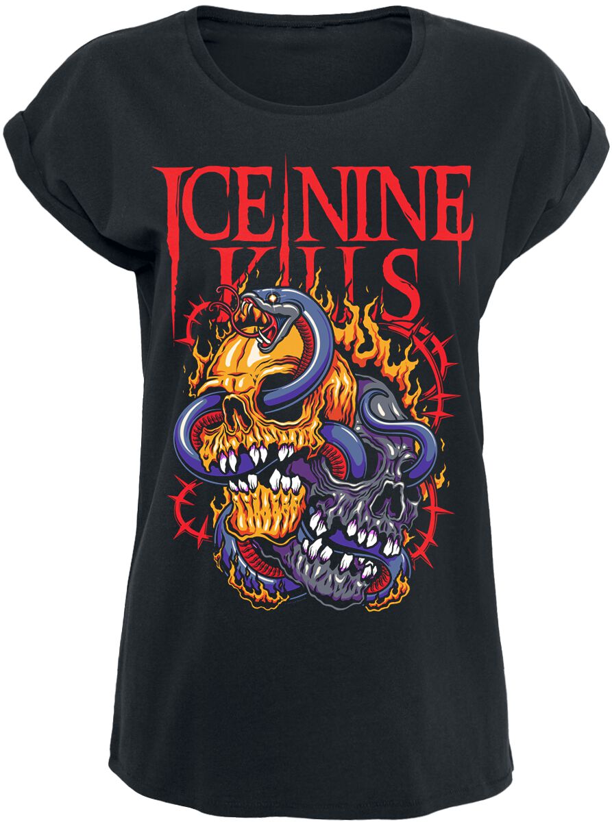 4068143100328 - Skull Snake T-Shirt schwarz in M