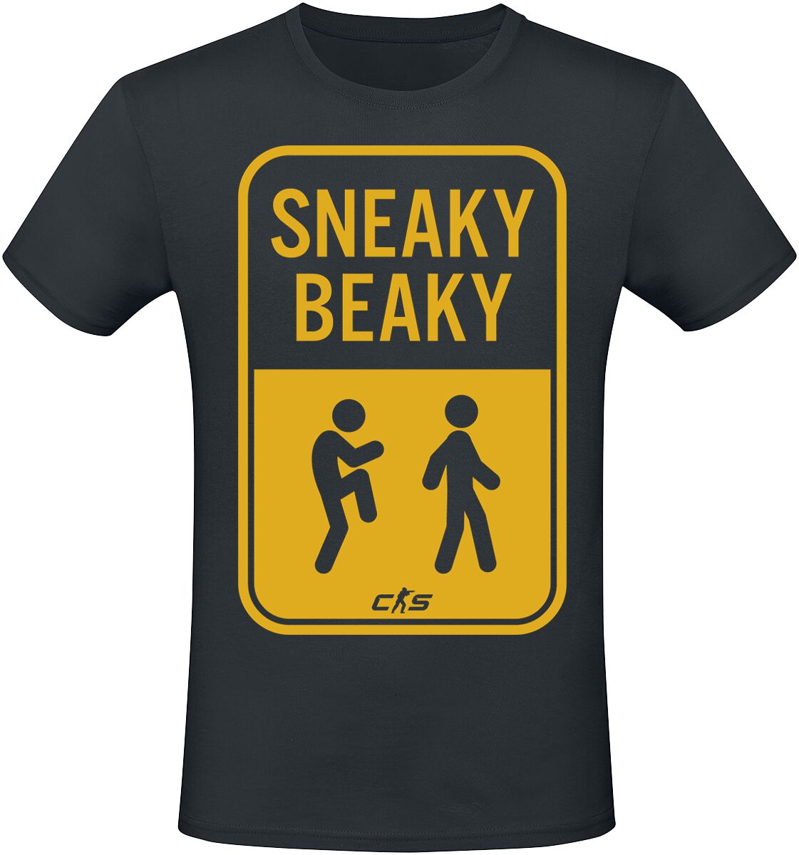 4068143102278 - 2 - Sneaky Beaky T-Shirt schwarz in S