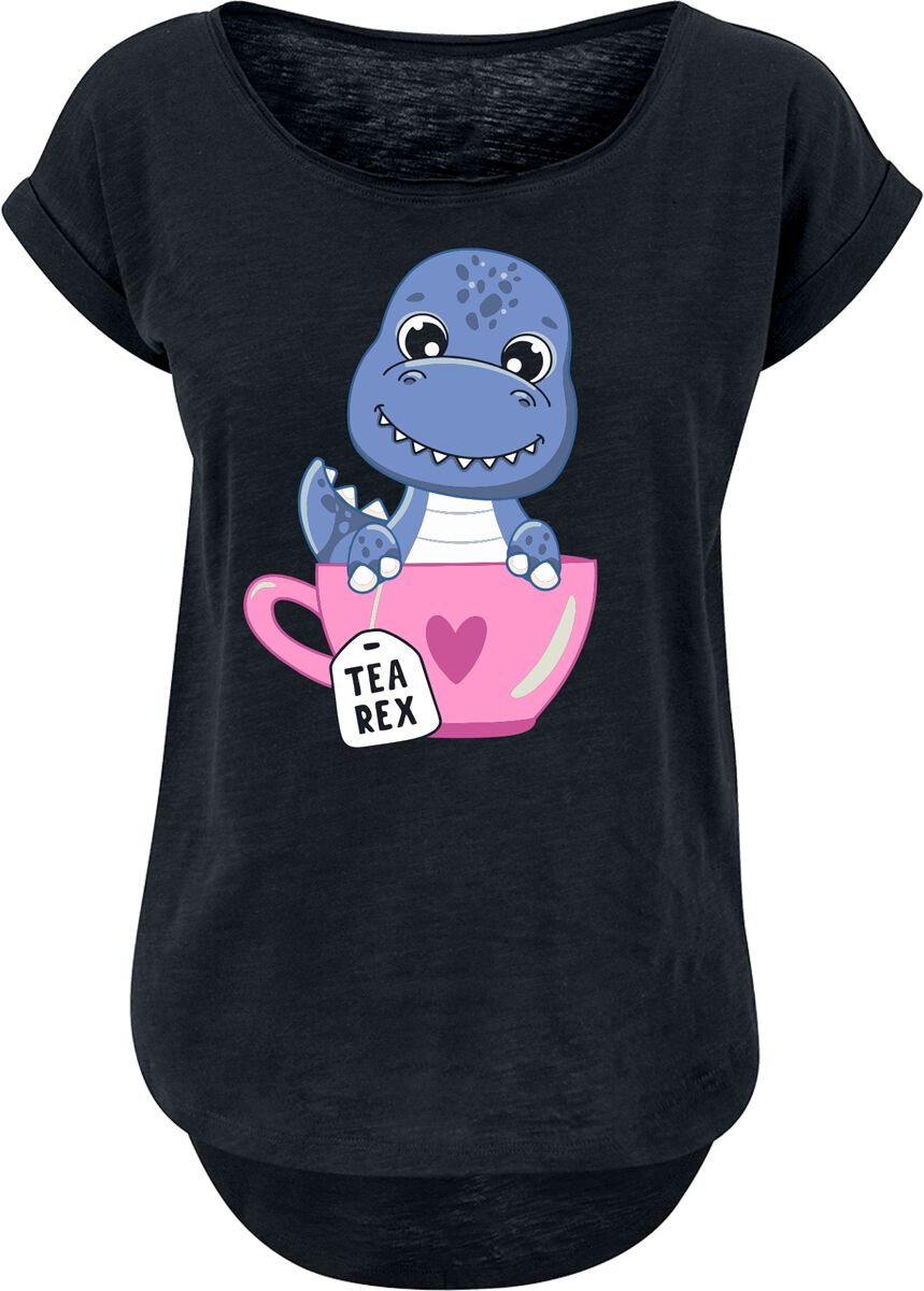 4068143102520 - Tea Rex T-Shirt schwarz in XXL